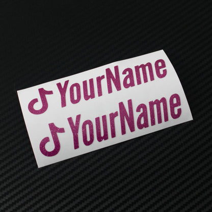 TikTok Handle Decal (Pair)