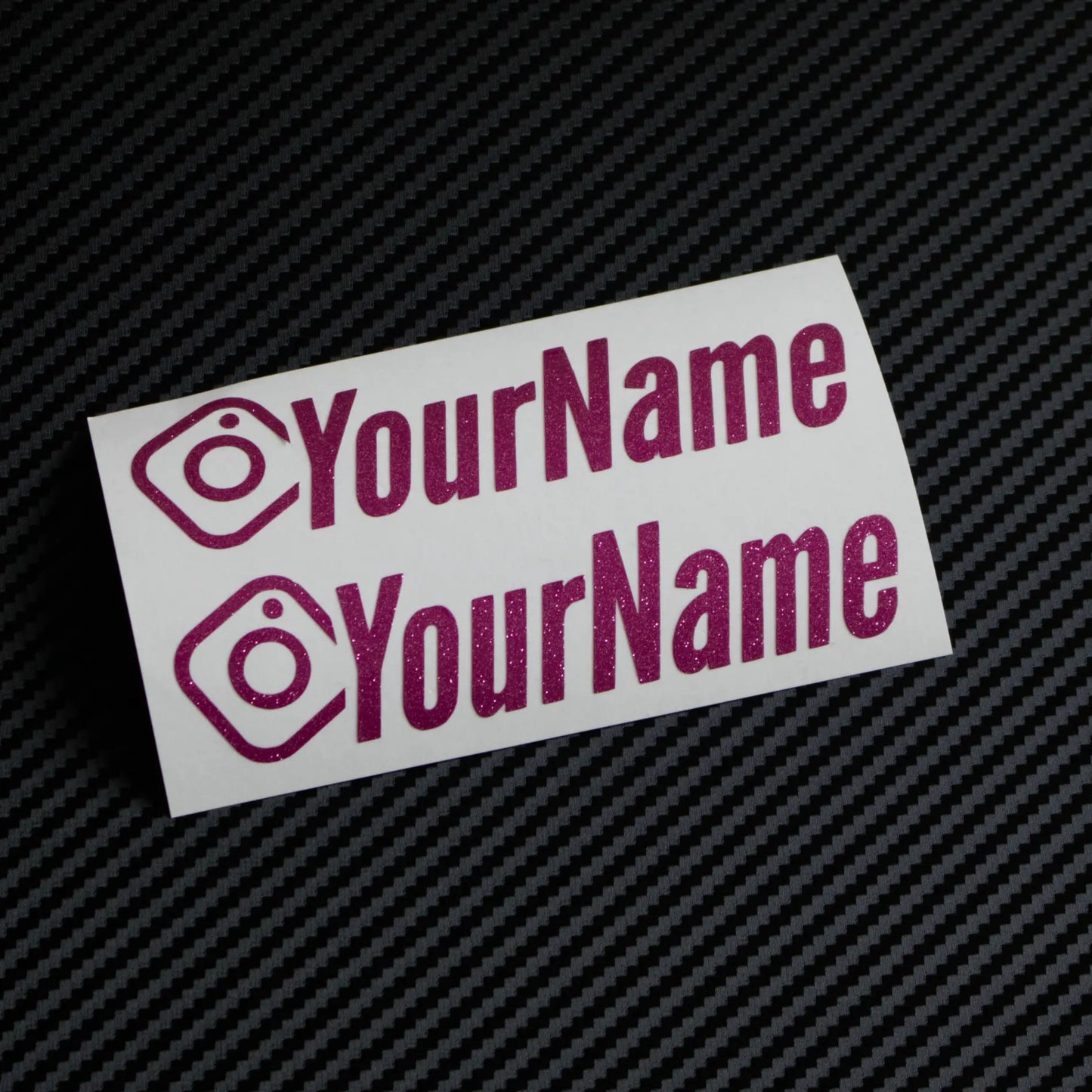 Instagram Social Media Tag (Pair)