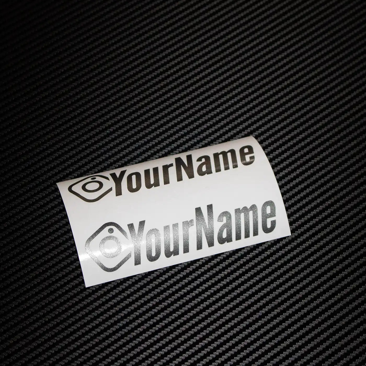 Instagram Social Media Tag – Metallic Finish (Pair)