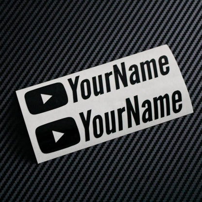 Youtube Social Media Tag (Pair)